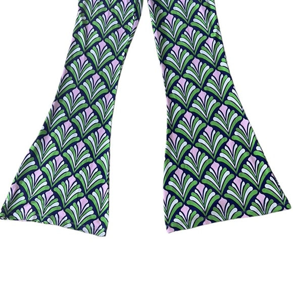 NWT Macbeth Collection by Margaret Josephs Printed Flared Pants - L - Picture 6 of 11